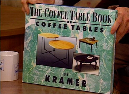 Kramer's coffee table book on coffee tables